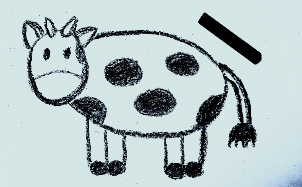 Как нарисовать корову карандашами мастер класс